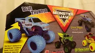MONSTER JAM truck blue thunder 1:24 escala