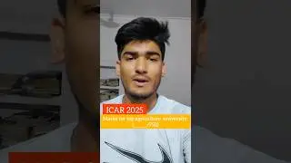 Icar 2025 - Kitne Marks Mai Agriculture Milega | Icar 2025 Cutoff Marks #icar2025 #bscagriculture