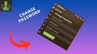 how to change chess password