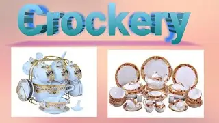 #beautiful #crockerylover #Crockery market