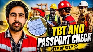 Safety Officer Vlog: Checking Worker Passports, TBT & Site Inspections! | Ashfaq Khan Vlog
