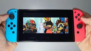 MONKEY BARRELS Nintendo Switch handheld gameplay