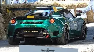 NEW Lotus Evora GT4 Concept CRAZY LOUD FOS Goodwood Hillclimb 2019