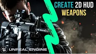 UE4 | Creating 2D HUD Weapon Image | Photoshop