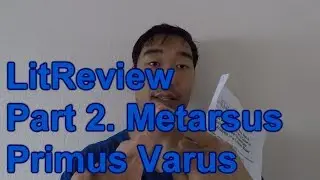 LitReview: Biomechanics of First Ray Part II Metatarsus primus varus as a cause of hypermobility.