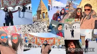 On the way to Friendship Monument and Ananuri Fort (Georgia)