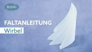 Faltanleitung f&uuml;r Servietten | DIY &ndash; Falten eines verdrehten F&auml;chers/Wirbels aus Servietten