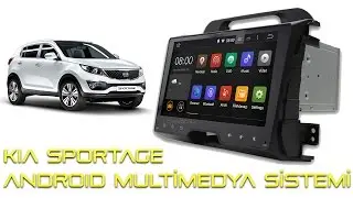 Kia Sportage 9 Inch Android Multimedya Sistemi Uygulaması