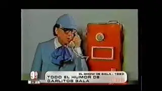 CARLITOS BALA - MAMA PIBE haciendo otro llamado telef&oacute;nico - EL SHOW DE CARLITOS (1987)