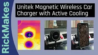 Unitek Magnetic Wireless Car Charger with Active Cooling