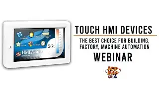 Touch HMI Devices- The Best Choice for Building, Factory, Machine Automation Training