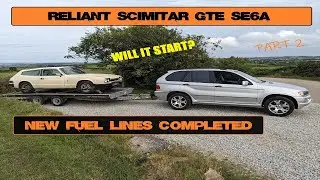 Will It Start? New Fuel Lines On The Reliant Scimitar GTE SE6A ? (EPISODE 5)