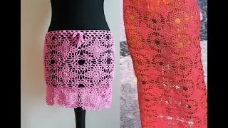 How to crochet mini midi maxi skirt all sizes by marifu6a