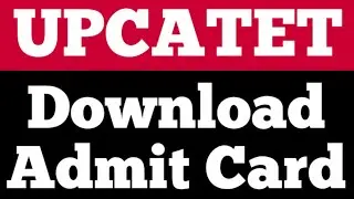 Upcatet download admit card