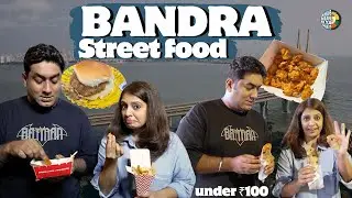 Exploring Bandra UNDER ₹100 | Chicken Puff | Chicken Popcorn | Chicken Lollypop | Street Food