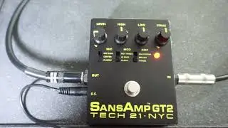 Tech 21 SansAmp GT2 Tube Amp Emulation Pedal