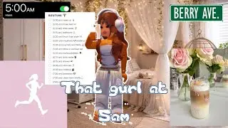 That Gurl at 5am Morning Routine| Berry Avenue| Roblox