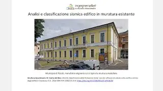 Creazione modello e analisi edificio muratura esistente con Jasp