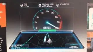 RDS Fiberlink 500 - Asus RT-N18U router (prin cablu)