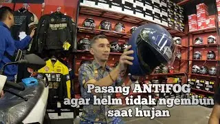 Pasang Antifog Helm Di Motovinz Semarang