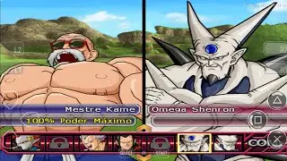 Mestre Kame x omega shenron Dragon Ball Budokai Tenkaichi 3