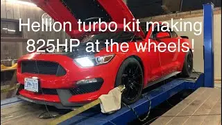 825HP Mustang S550.  Twin turbo Hellion sleeper kit making big power.