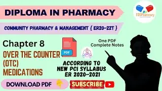 Chapter 8 Over the Counter (OTC) Medication | D.Pharma 2nd Year 2025 | Complete Notes