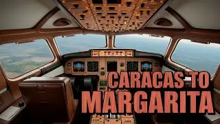 CARACAS TO MARGARITA FULL IFR FLIGHT SD330 VENEZUELA