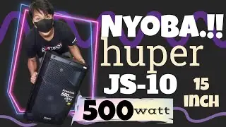 Review dan tes suara speaker aktif HUPER Premium Js10 500w #huper #huperpremium #huperjs10 #js10