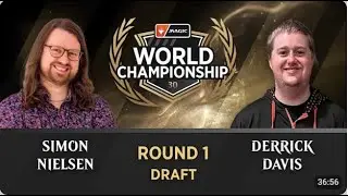 Simon Nielsen vs Derrick Davis | ROUND 1 | DRAFT Duskmourn | Magic World Championship 30