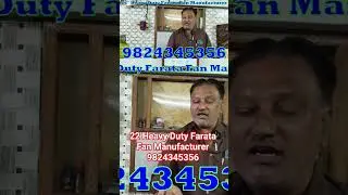 22 Heavy Duty Farata Fan Manufacturer 9824345356