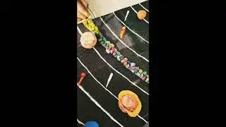 Modal of solar system Made By Abhay's Sister