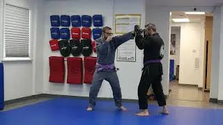 комбинация из 4 ударов: джеб, кросс, хук, апперкот (1080p)
