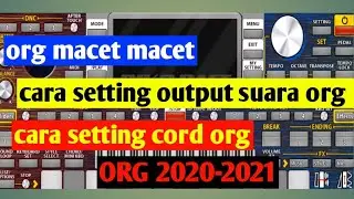 Cara setting org terbaru 2021