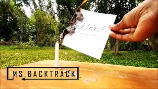 Never Burn Your Bridges Behind | Satisfying FIRE in Reverse - Burning Paper  Backtrack | #02