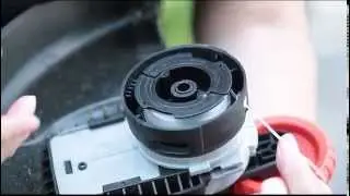 Changing a Single Line Spool on a  BLACK+DECKER String Trimmer