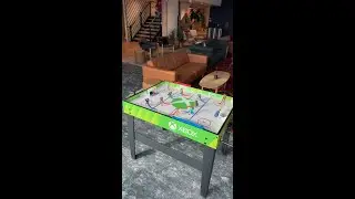 This ain&rsquo;t your uncle&rsquo;s rod hockey table&hellip;unless your uncle is really cool 🏒🎮