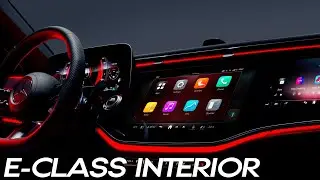 2024 Mercedes E-Class INTERIOR &ndash; Hyperscreen, Motion Sickness Prevention, Voice Activated Air Vents