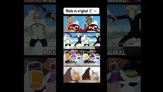 4kids vs original in one piece ‼️☠️#onepiece