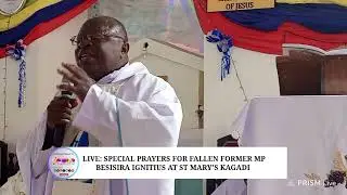 Fr Kabelenge sheds tears during special prayers for his friend, fallen MP Besisira