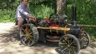 4 inch scale Fowler BB1 Ploughing engine at Leyland Society of Model Engineers - Live Steam