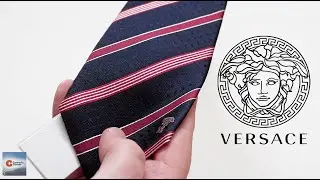 Versace silk tie made in Italy