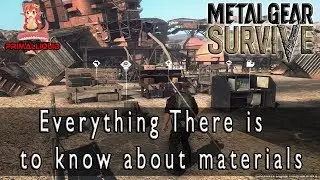 Metal Gear Survive - Everything to Know About All The Materials (PS4 Pro 1080P 60FPS)
