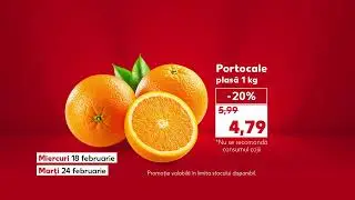 Ofertele Kaufland din 18 - 24 februarie: portocale, fasole albă și piept de porc #kaufland #oferte