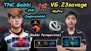 TNC Gabbi [Queen Of Pain] Mode MIDLANE vs VG 23savage PA EPIC GAME Dota 2 Perspective Pro Gameplay