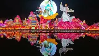 When Ancient Myth Meets Cyberpunk: The Ultimate RGB Moon Lantern Show!
