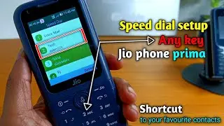 How to enable speed dial in Jio phone prima keypad phone || speed dial on Jio phone