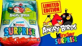 Kinder Surprise Eggs Angry Birds Limited Edition || FunToonToys