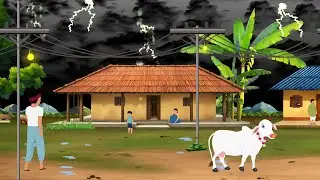 बिजली की गड़गड़ाहट | Horror Story in Hindi | Horror cartoon | Hindi Bhutiya Kahaniya