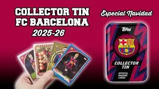 ¡¡¡Collector Tin del FC Barcelona 2025-26!!! *ESPECIAL NAVIDAD*